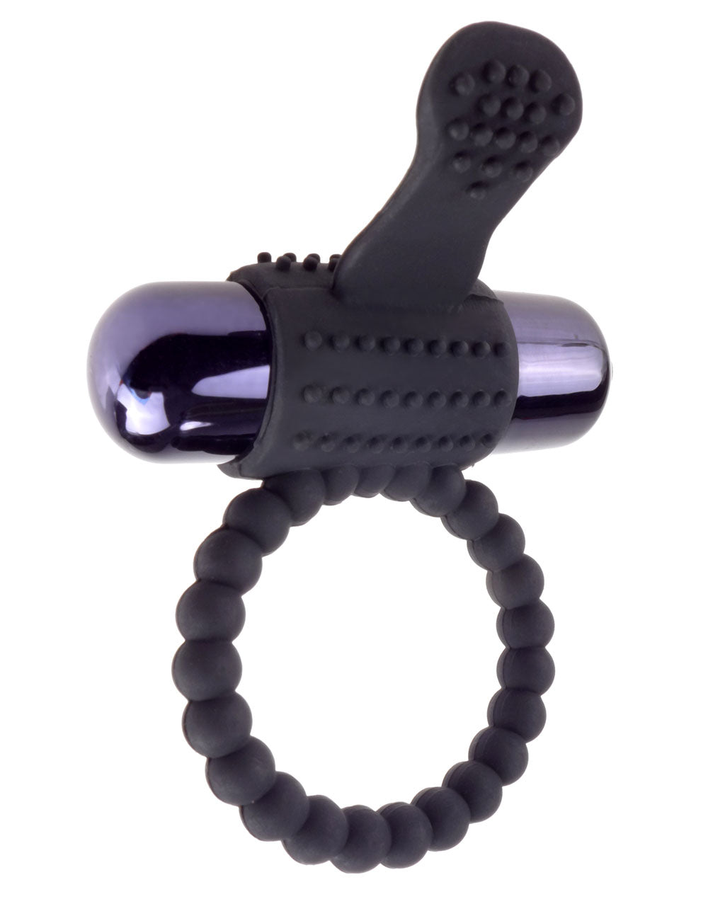 Fantasy C-Ringz Vibrating Silicone Super Ring Black | 603912747881 | Available at EroticWarehouse.com