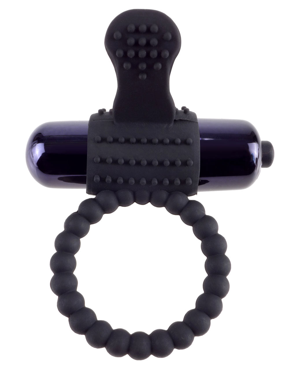 Fantasy C-Ringz Vibrating Silicone Super Ring Black | 603912747881 | Available at EroticWarehouse.com