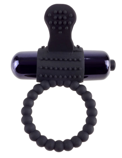 Fantasy C-Ringz Vibrating Silicone Super Ring Black | 603912747881 | Available at EroticWarehouse.com