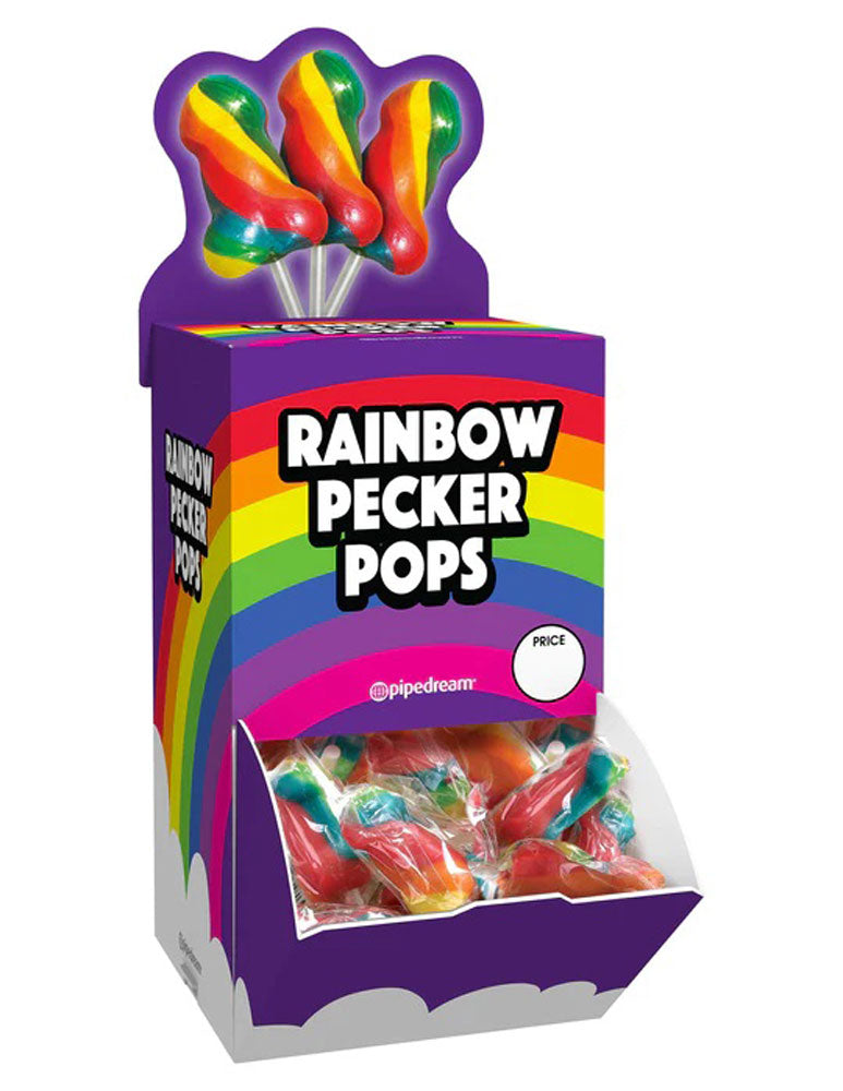 Rainbow Pecker Pops - 72 Count | 603912738179 | Available at EroticWarehouse.com