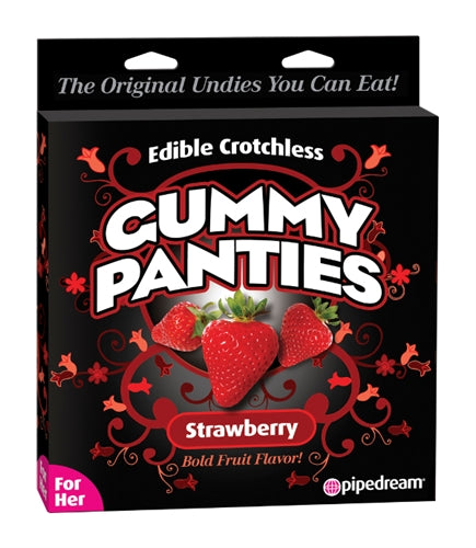 Gummy Panties - for Her - Strawberry | 603912144222 | Available at EroticWarehouse.com
