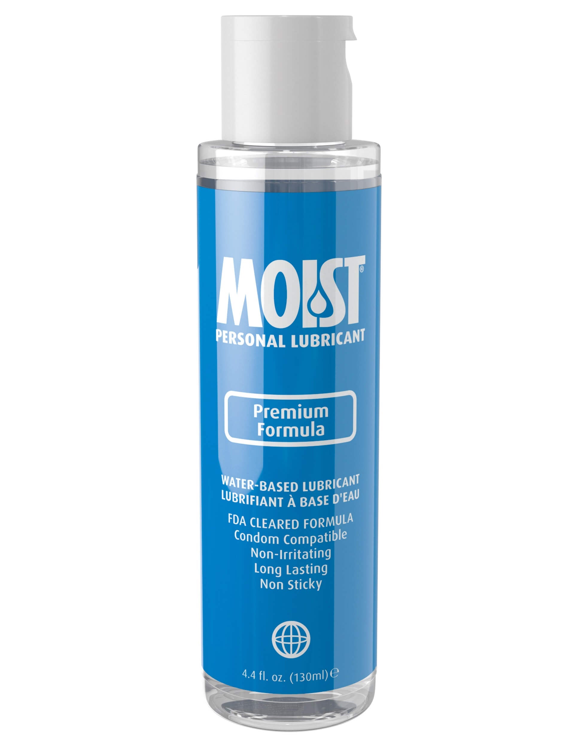 Moist Personal Lubricant - Premium Formula 4.4 Oz | 603912766189 | Available at EroticWarehouse.com