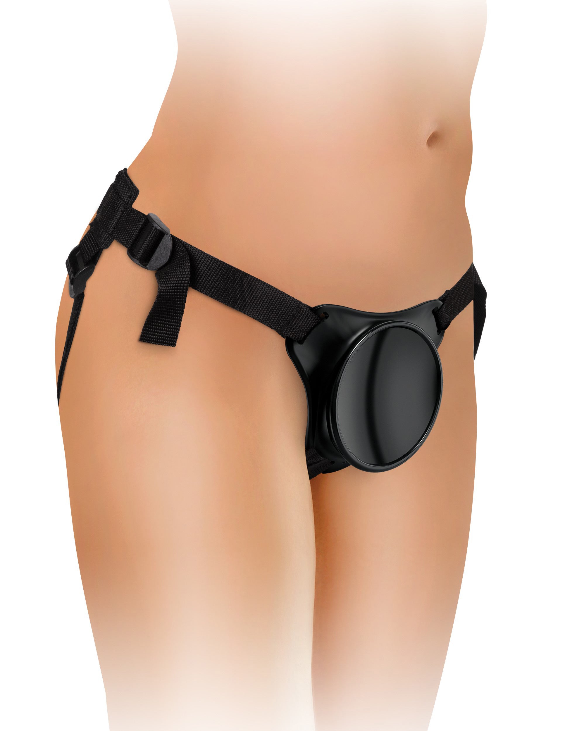 King Cock Elite Beginner's Body Dock Strap-on Harness - Black | 603912771510 | Available at EroticWarehouse.com