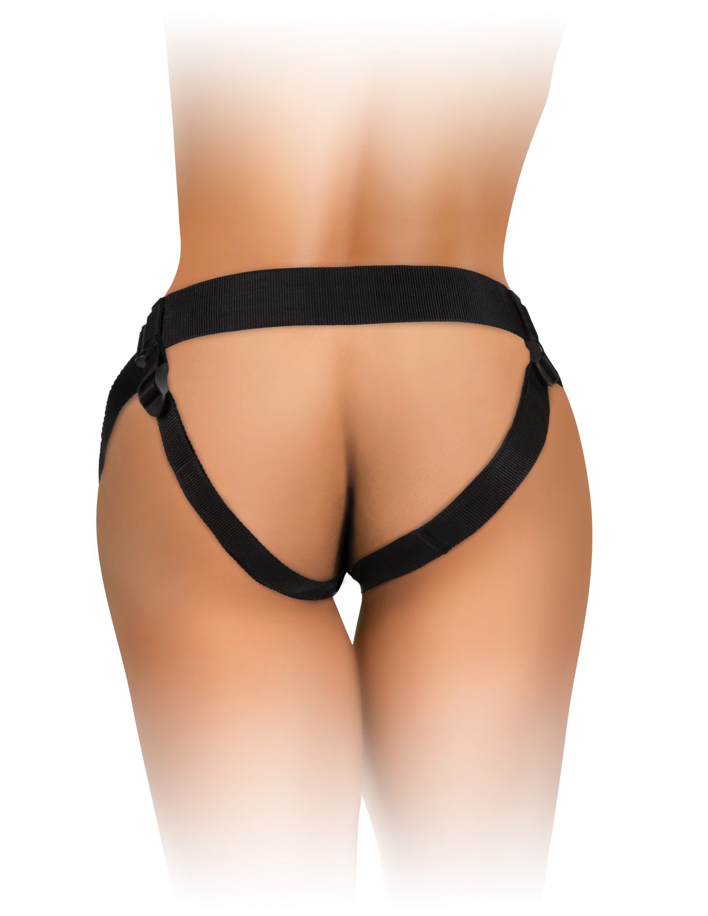 King Cock Elite Beginner's Body Dock Strap-on Harness - Black | 603912771510 | Available at EroticWarehouse.com
