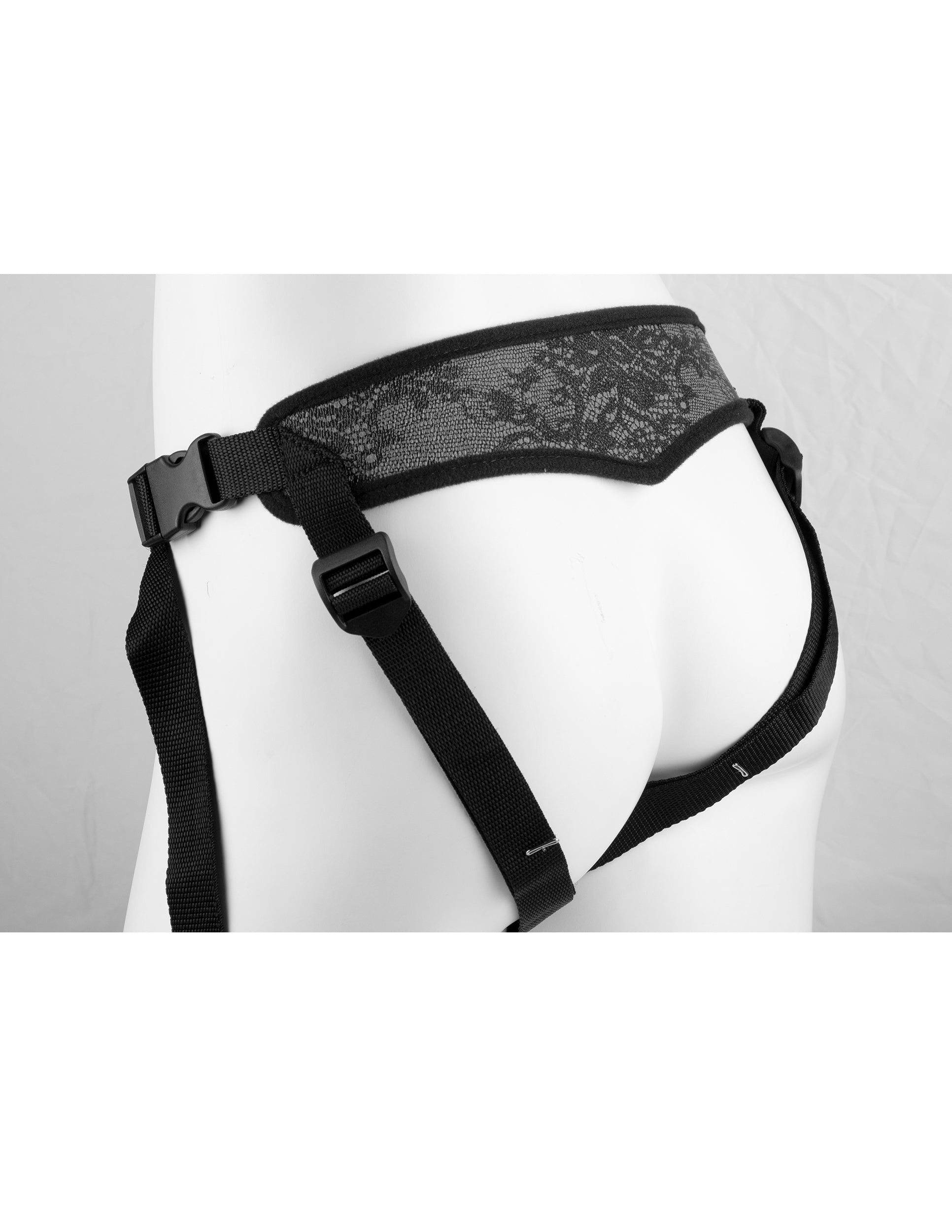 Dillio Platinum Body Dock Se Universal Strap-on Harness - Black | 603912772487 | Available at EroticWarehouse.com