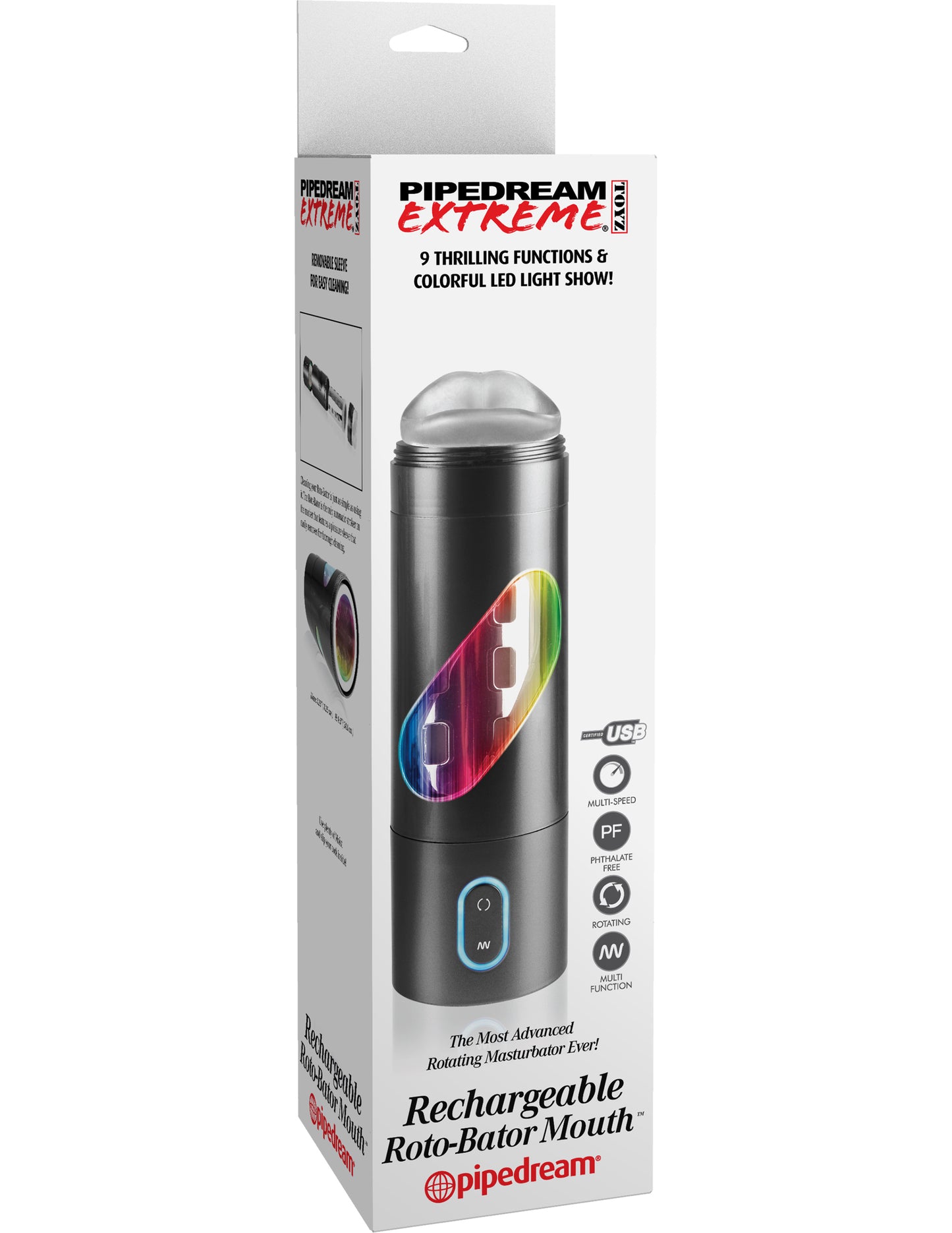 Pdx Rechargeable Roto Bator Mouth | 603912351859 | Available at EroticWarehouse.com