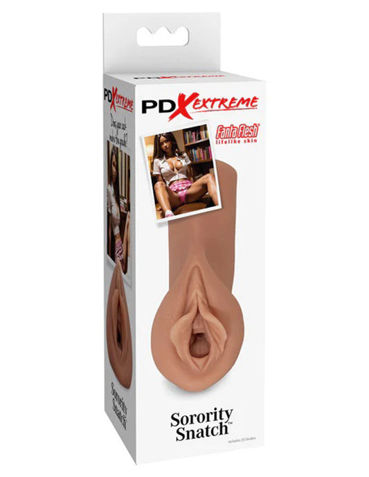 PDX Extreme Sorority Snatch - Brown Pussy Style Stroker | 603912775488 | Available at EroticWarehouse.com