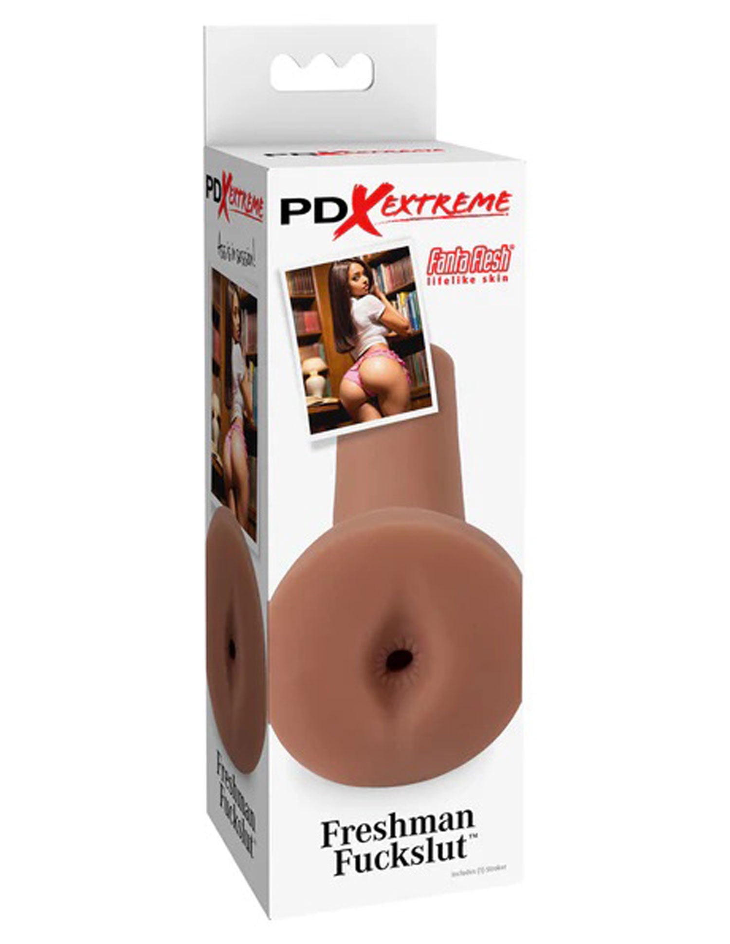 PDX Extreme Freshman Fuckslut - Brown - Ass Style Stroker | 603912775495 | Available at EroticWarehouse.com