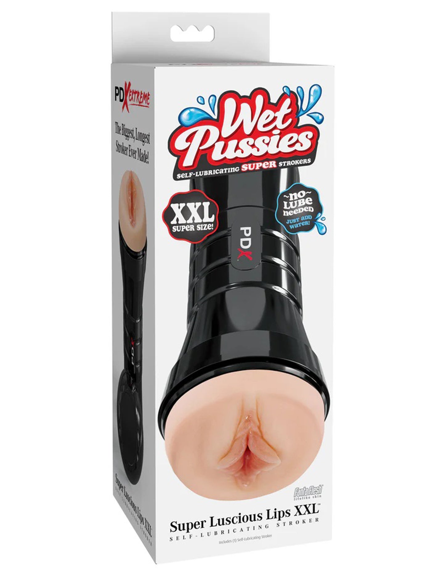 PDX Extreme - Wet Pussies - Super Luscious Lips XXL Light Pussy | 603912775952 | Available at EroticWarehouse.com