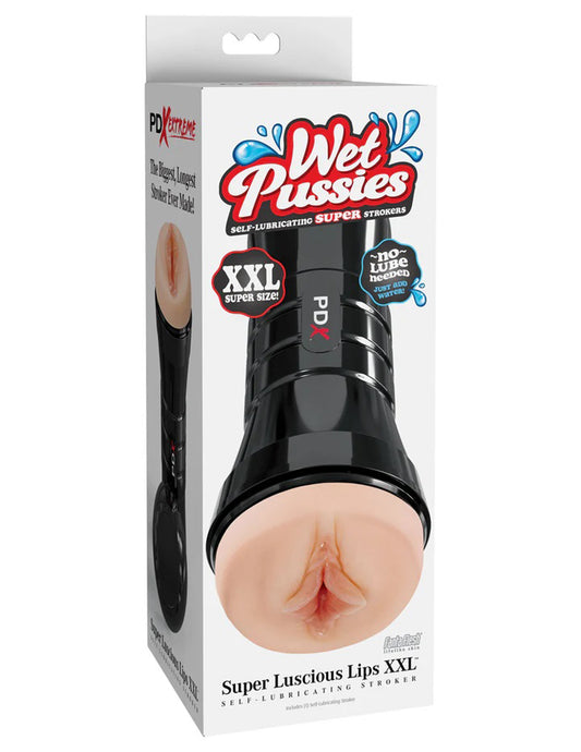 PDX Extreme - Wet Pussies - Super Luscious Lips XXL Light Pussy | 603912775952 | Available at EroticWarehouse.com