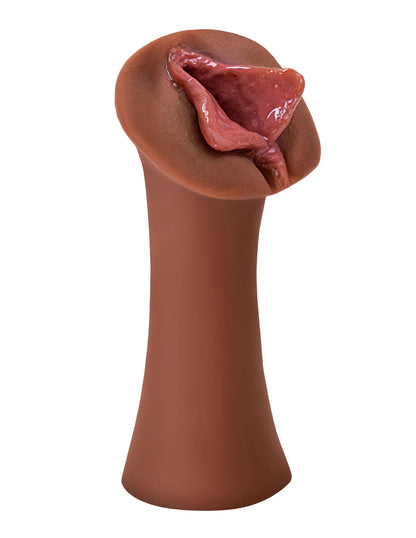 Extreme Wet Pussies - Luscious Lips Pussy Style Stroker - Brown | 603912774467 | Available at EroticWarehouse.com