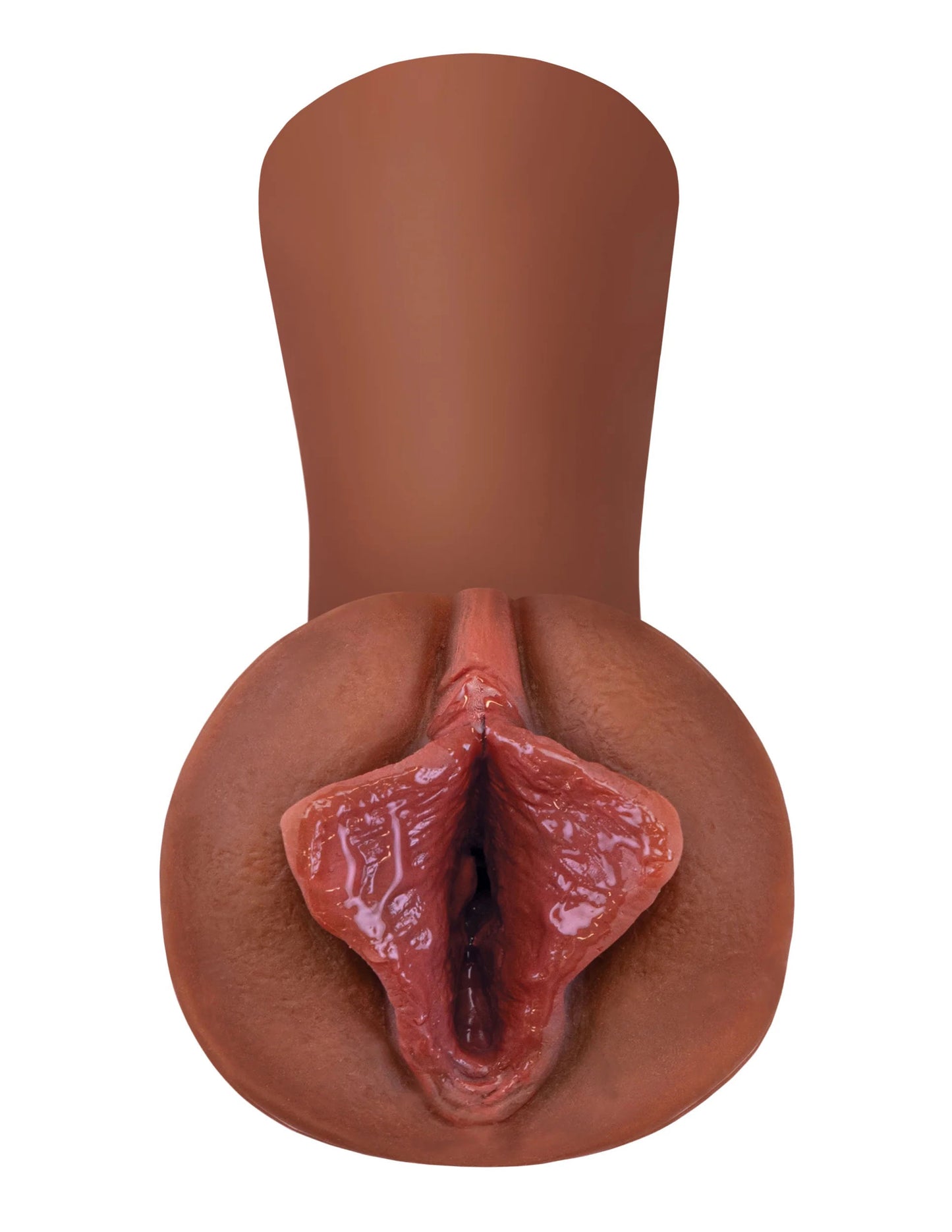 Extreme Wet Pussies - Luscious Lips Pussy Style Stroker - Brown | 603912774467 | Available at EroticWarehouse.com