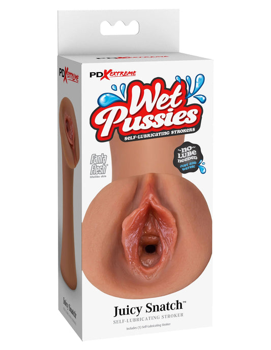 Extreme Wet Pussies - Juicy Snatch Pussy Style Stroker - Tan | 603912774481 | Available at EroticWarehouse.com
