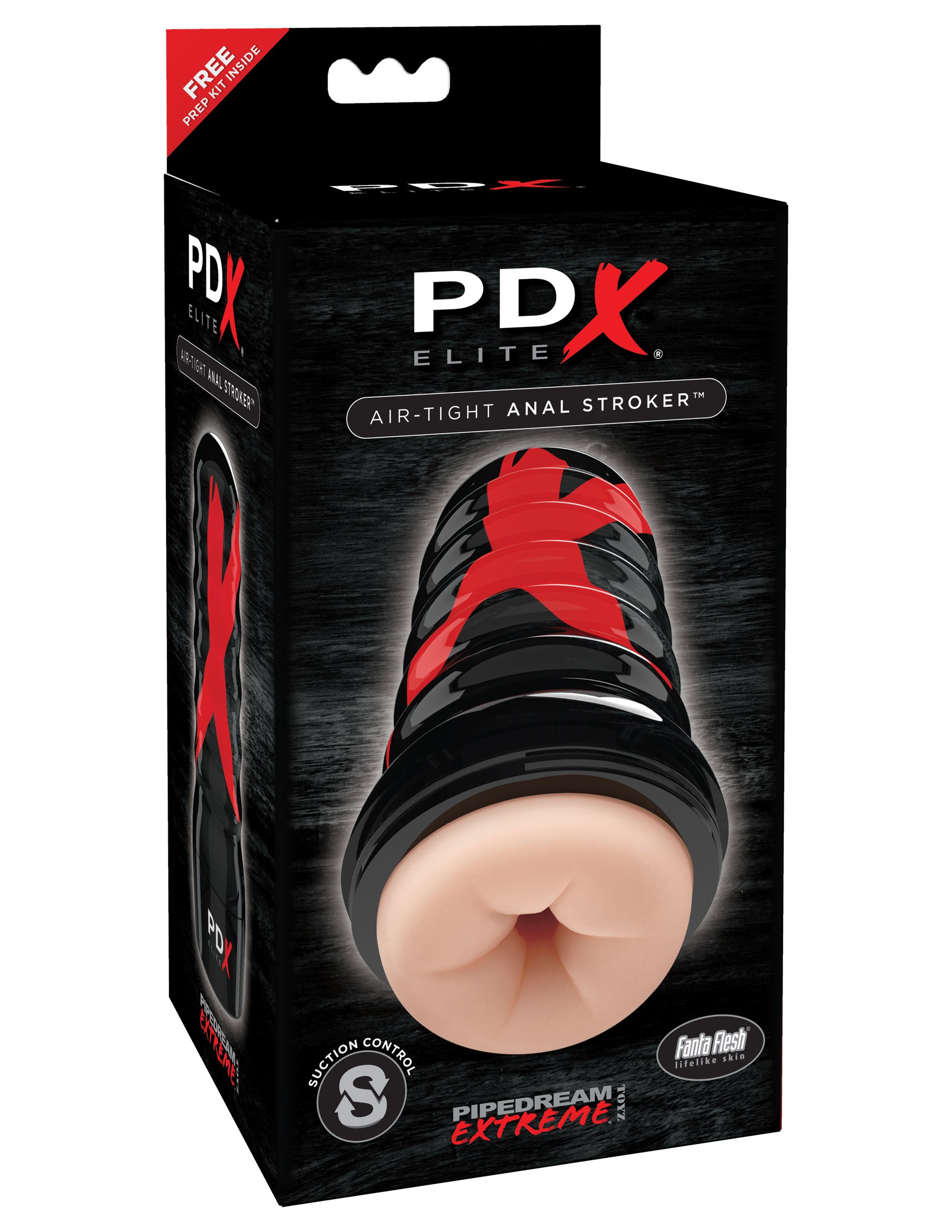 PDX Elite Air Tight Anal Stroker - Light | 603912744408 | Available at EroticWarehouse.com
