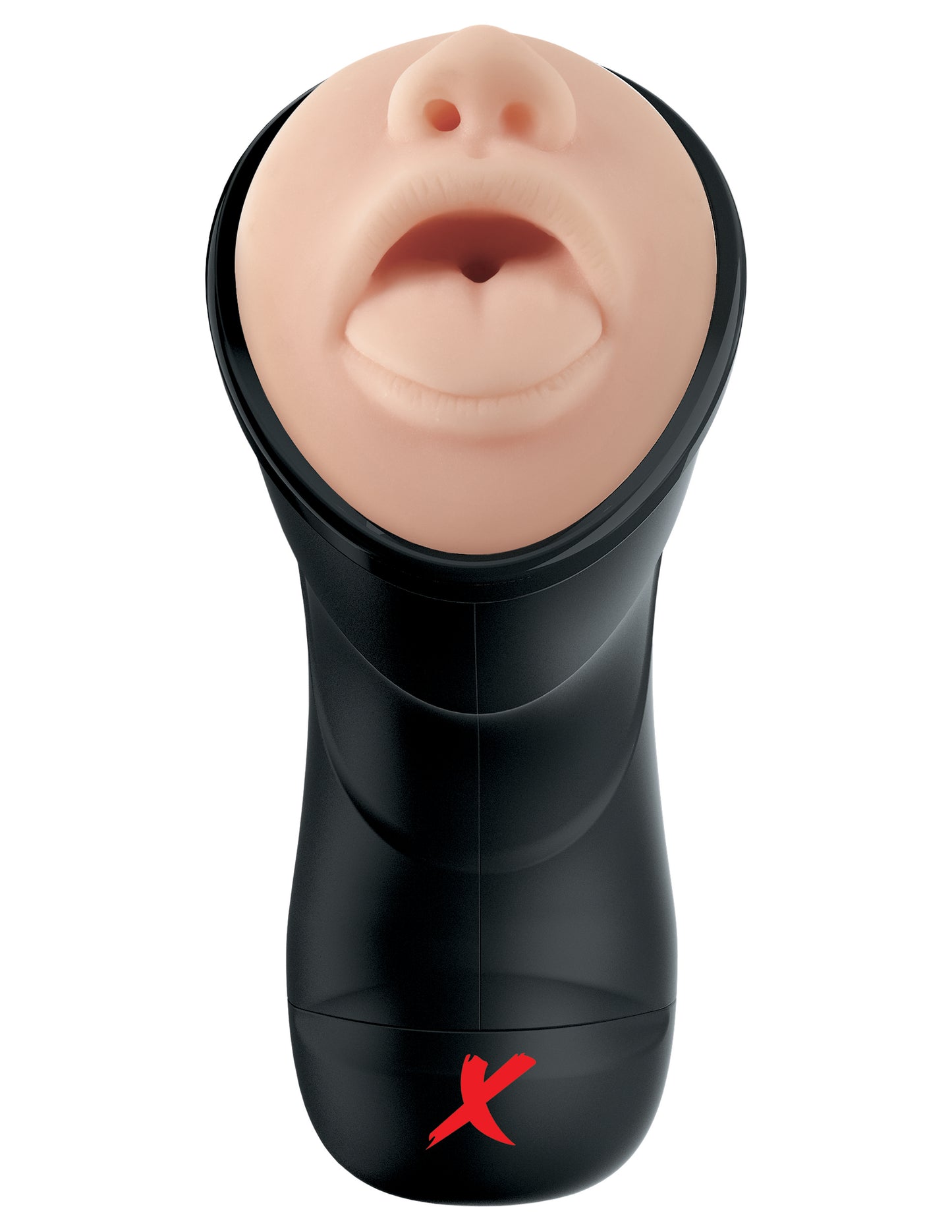 PDX Elite Deep Throat Vibrating Mouth Style Stroker | 603912744415 | Available at EroticWarehouse.com