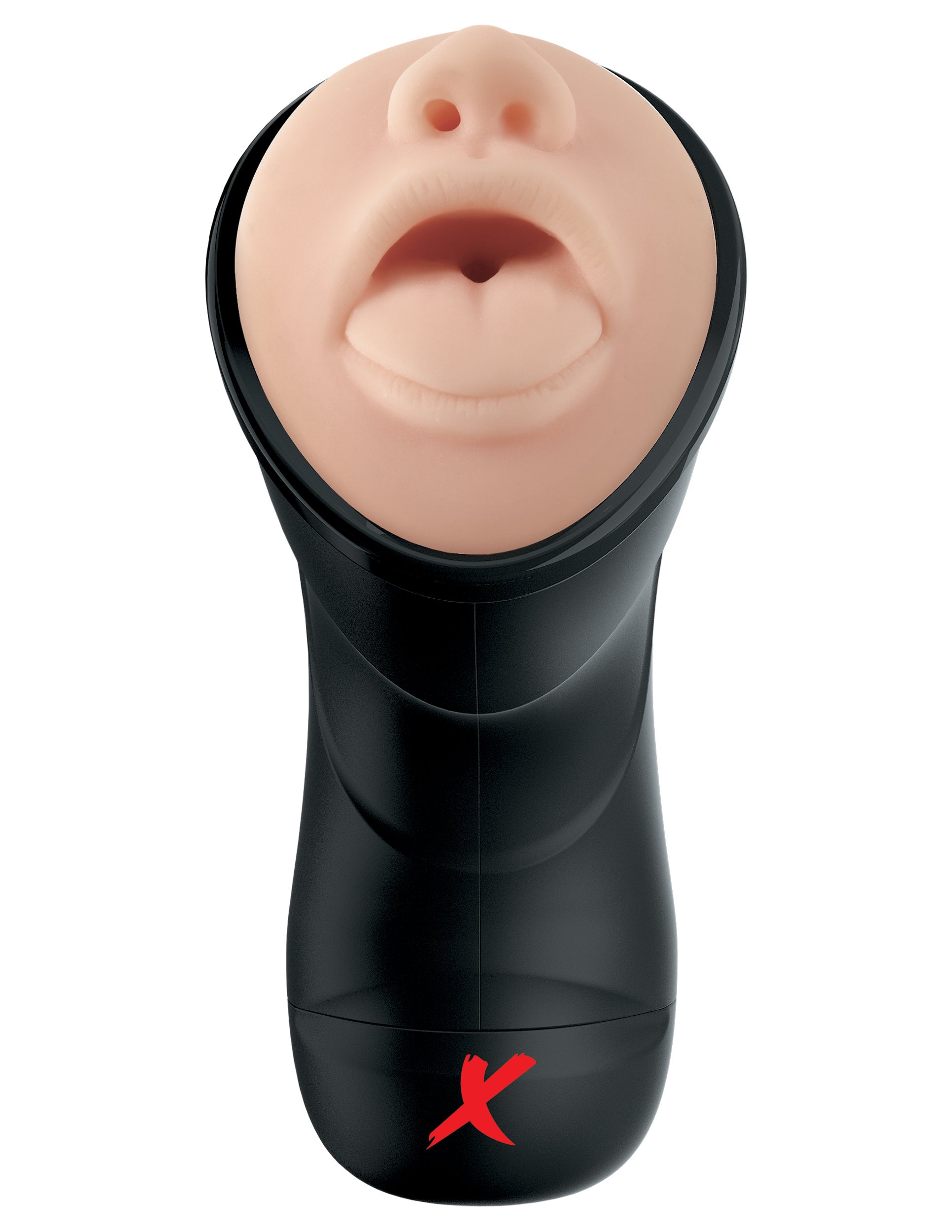 PDX Elite Deep Throat Vibrating Mouth Style Stroker | 603912744415 | Available at EroticWarehouse.com