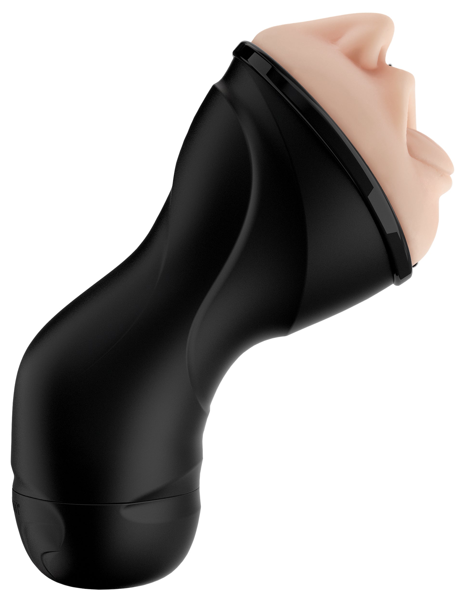 PDX Elite Deep Throat Vibrating Mouth Style Stroker | 603912744415 | Available at EroticWarehouse.com