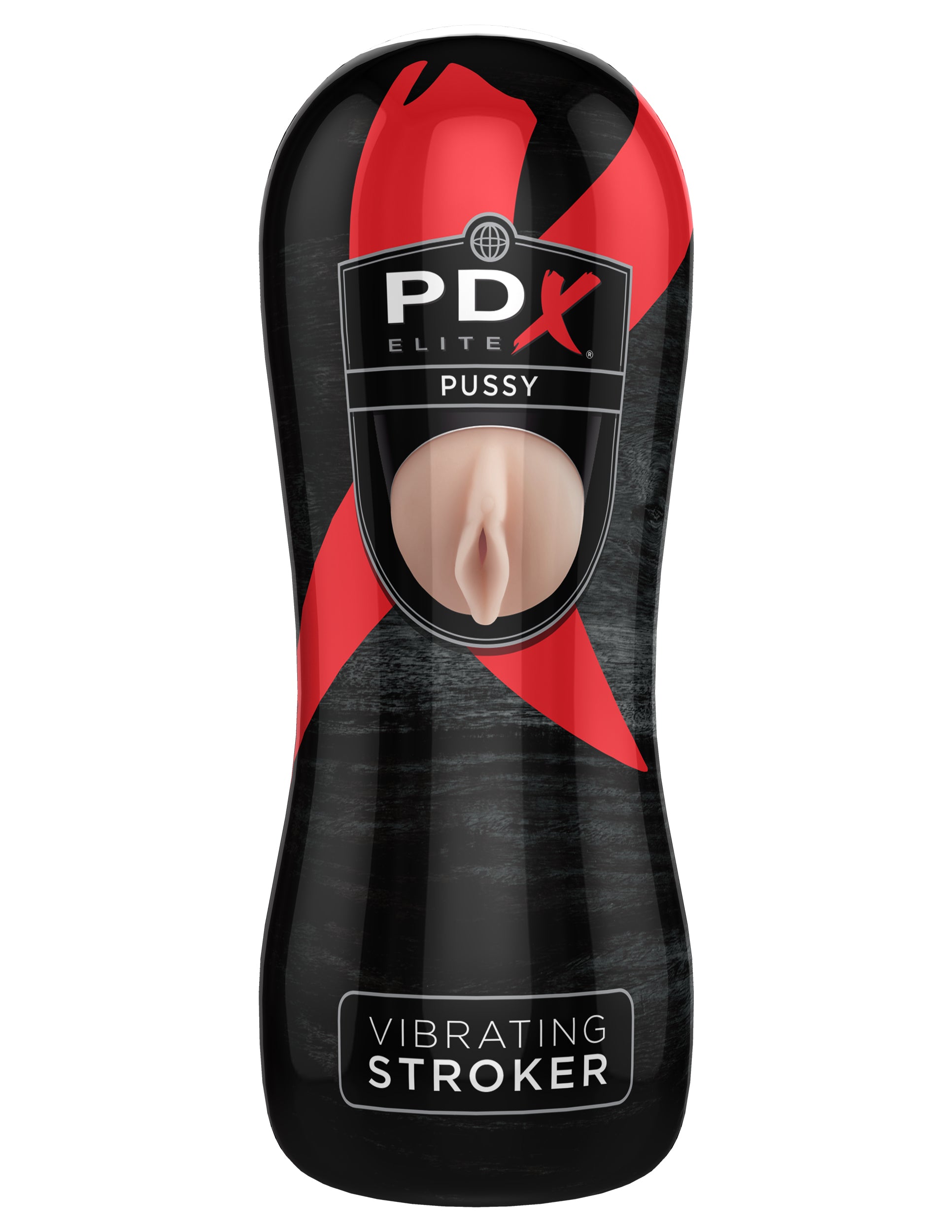 PDX Elite Vibrating Pussy Style Stroker | 603912751437 | Available at EroticWarehouse.com