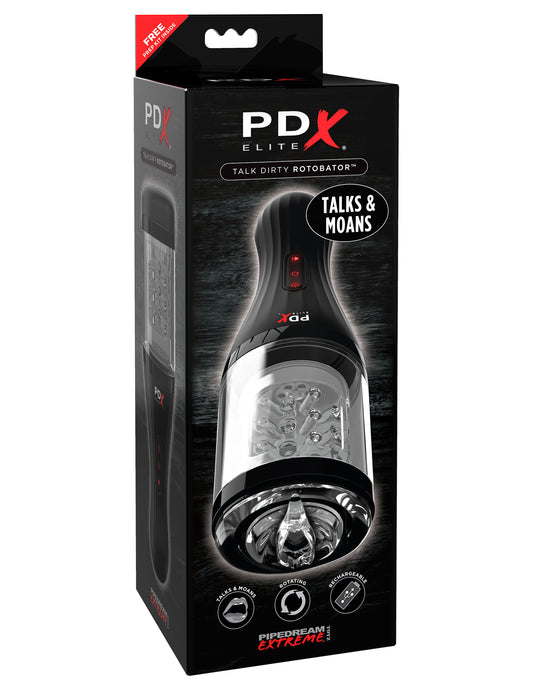 PDX Elite Talk Dirty Rotobator | 603912751482 | Available at EroticWarehouse.com