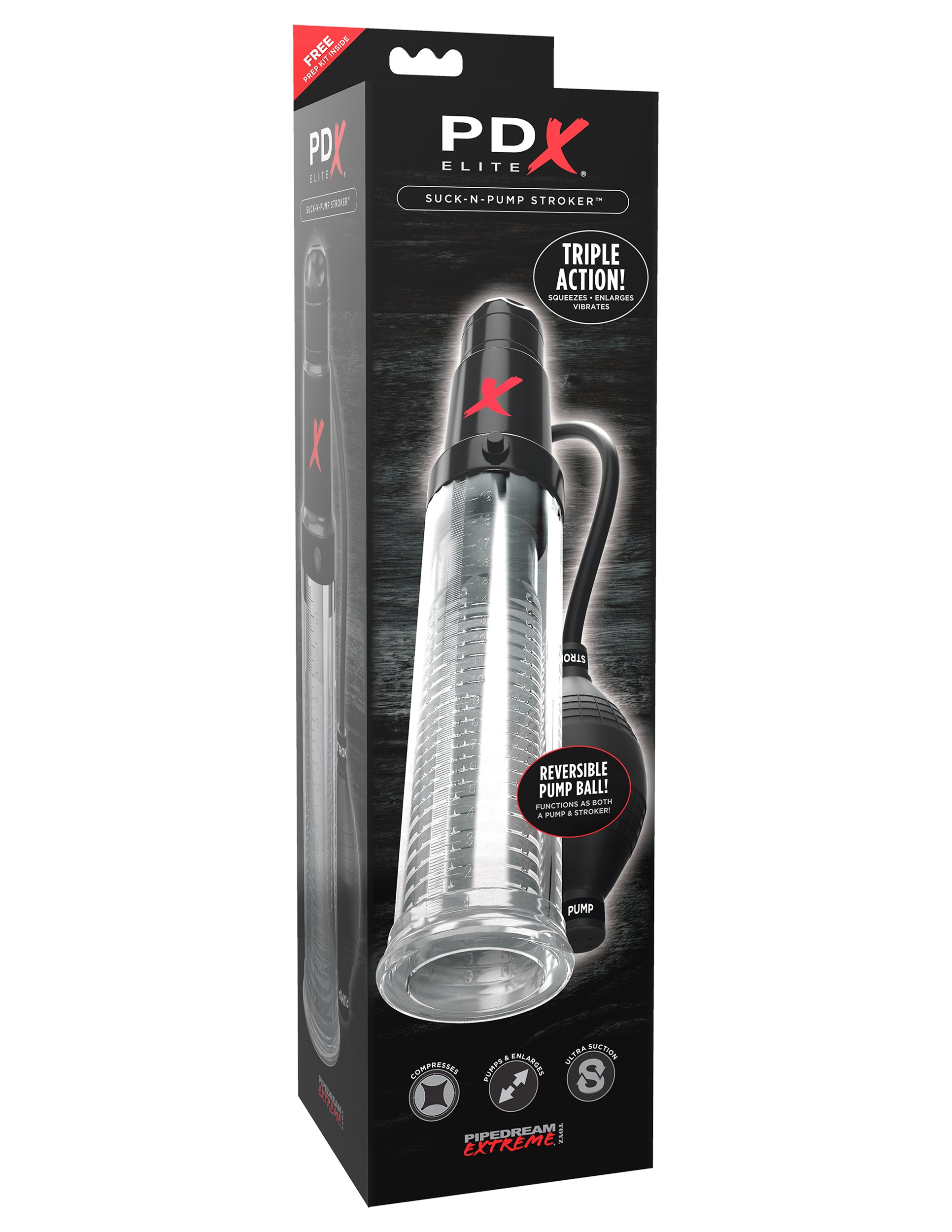 Pdx Elite Suck-N-Pump Stroker | 603912751505 | Available at EroticWarehouse.com