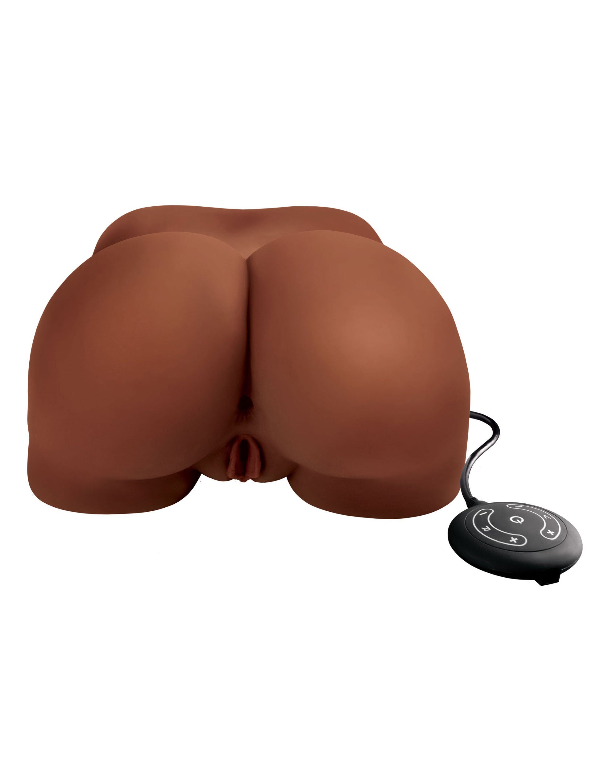 PDX Elite Milk Me Silly Dual Gyrating Motor Pussy & Ass Style Stroker - Brown | 603912772180 | Available at EroticWarehouse.com