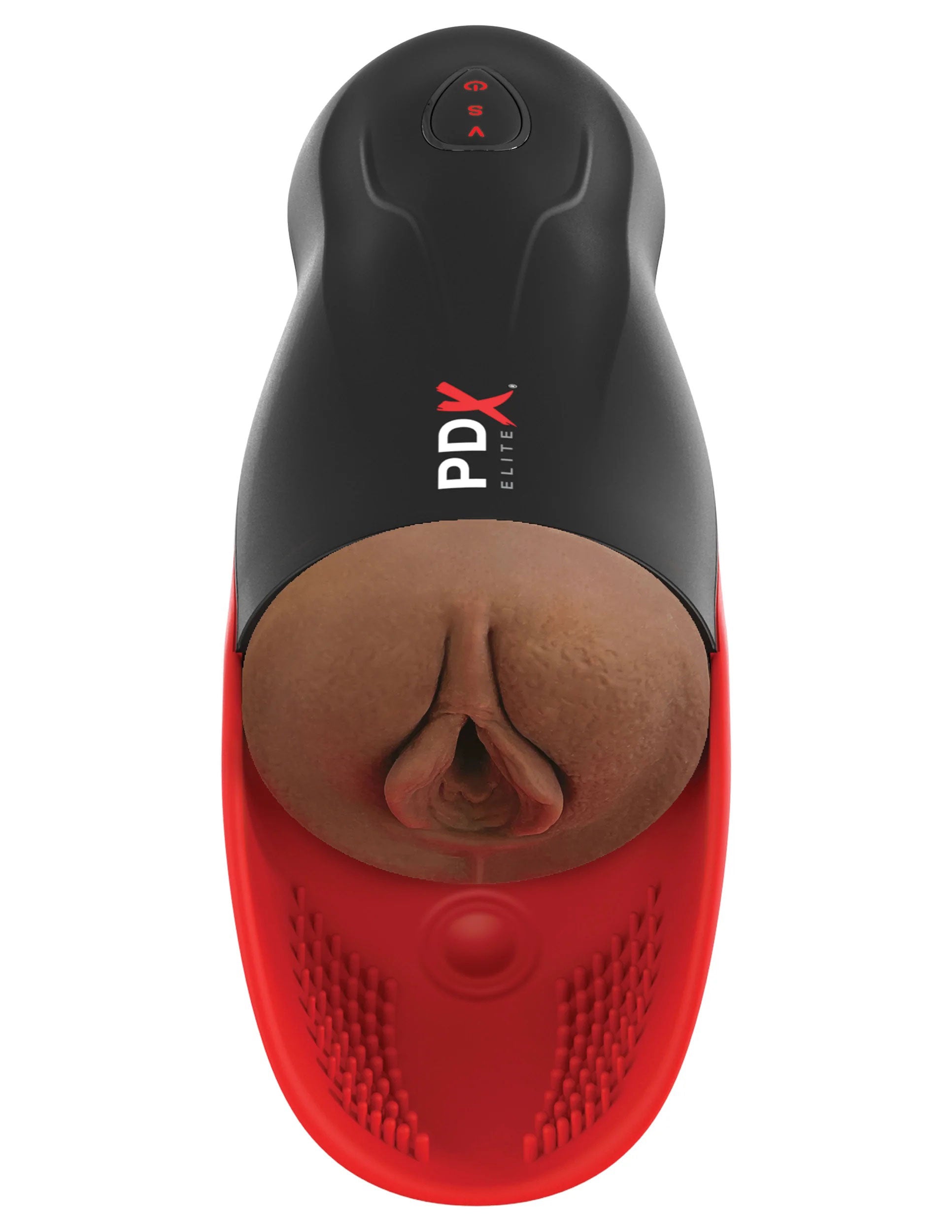 Fuck-O-Matic 2 With Pulsation - Pussy Style Stroker - Brown | 603912772722 | Available at EroticWarehouse.com