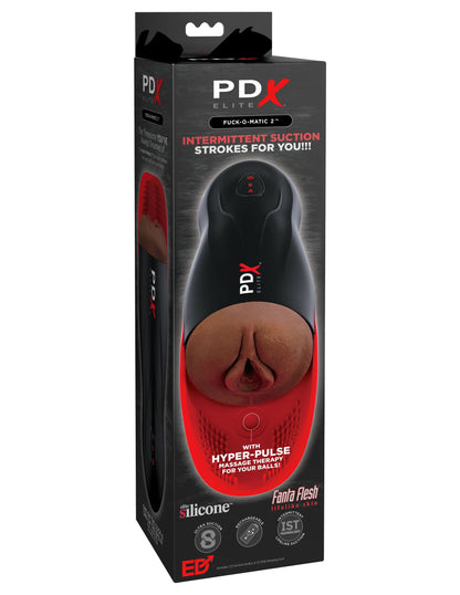 Fuck-O-Matic 2 With Pulsation - Pussy Style Stroker - Brown | 603912772722 | Available at EroticWarehouse.com