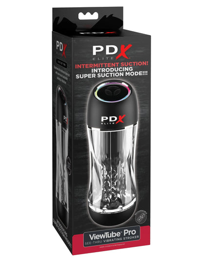 PDX Elite View Tube Pro - Black/clear | 603912774597 | Available at EroticWarehouse.com