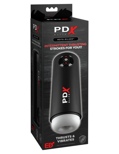 PDX Elite Moto Milker - Black | 603912774603 | Available at EroticWarehouse.com