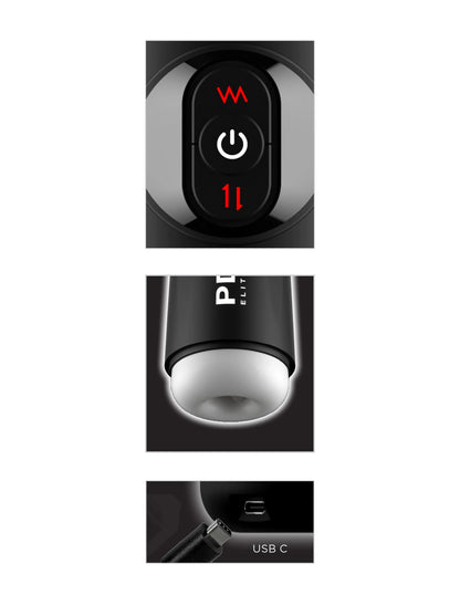 PDX Elite Moto Milker - Black | 603912774603 | Available at EroticWarehouse.com