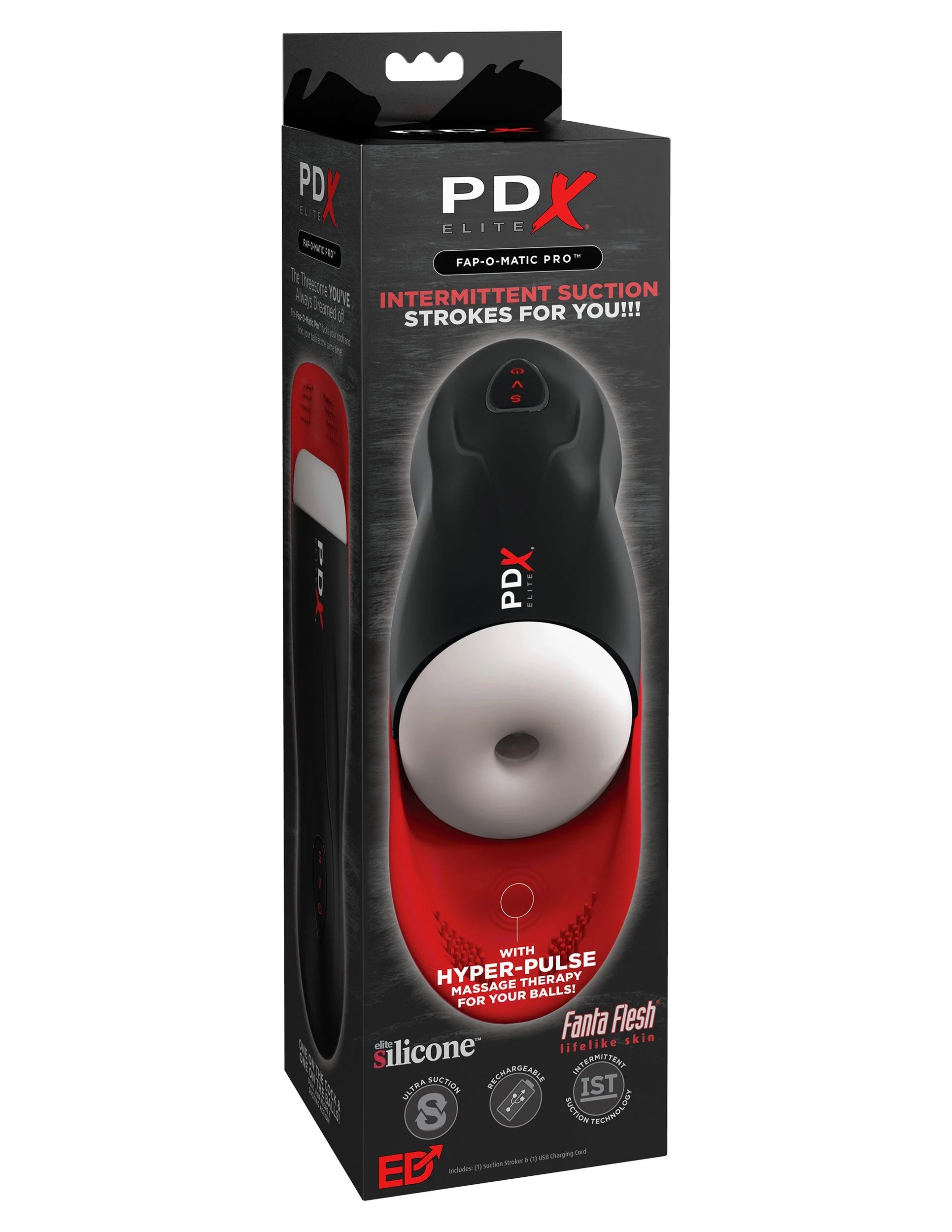 PDX Elite Fap-O-Matic Pro - Black | 603912774849 | Available at EroticWarehouse.com