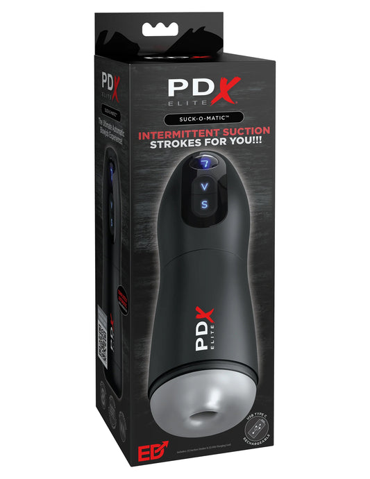 PDX Suck-O-Matic Stroker - Black | 603912775365 | Available at EroticWarehouse.com