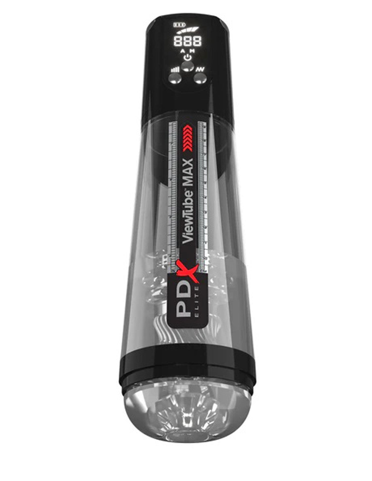 PDX Elite Viewtube Max View - Black | 603912775754 | Available at EroticWarehouse.com