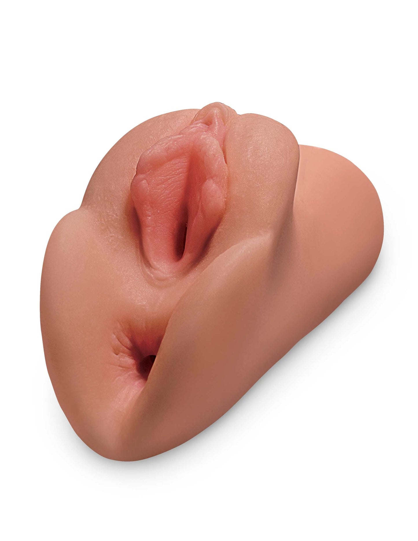 Perfect Pussy Double Stroker - Tan | 603912764369 | Available at EroticWarehouse.com