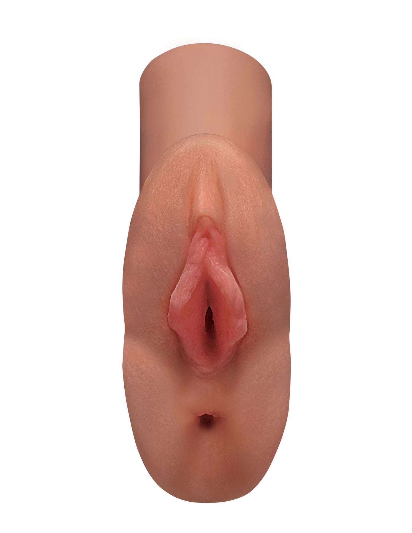 Perfect Pussy Double Stroker - Tan | 603912764369 | Available at EroticWarehouse.com