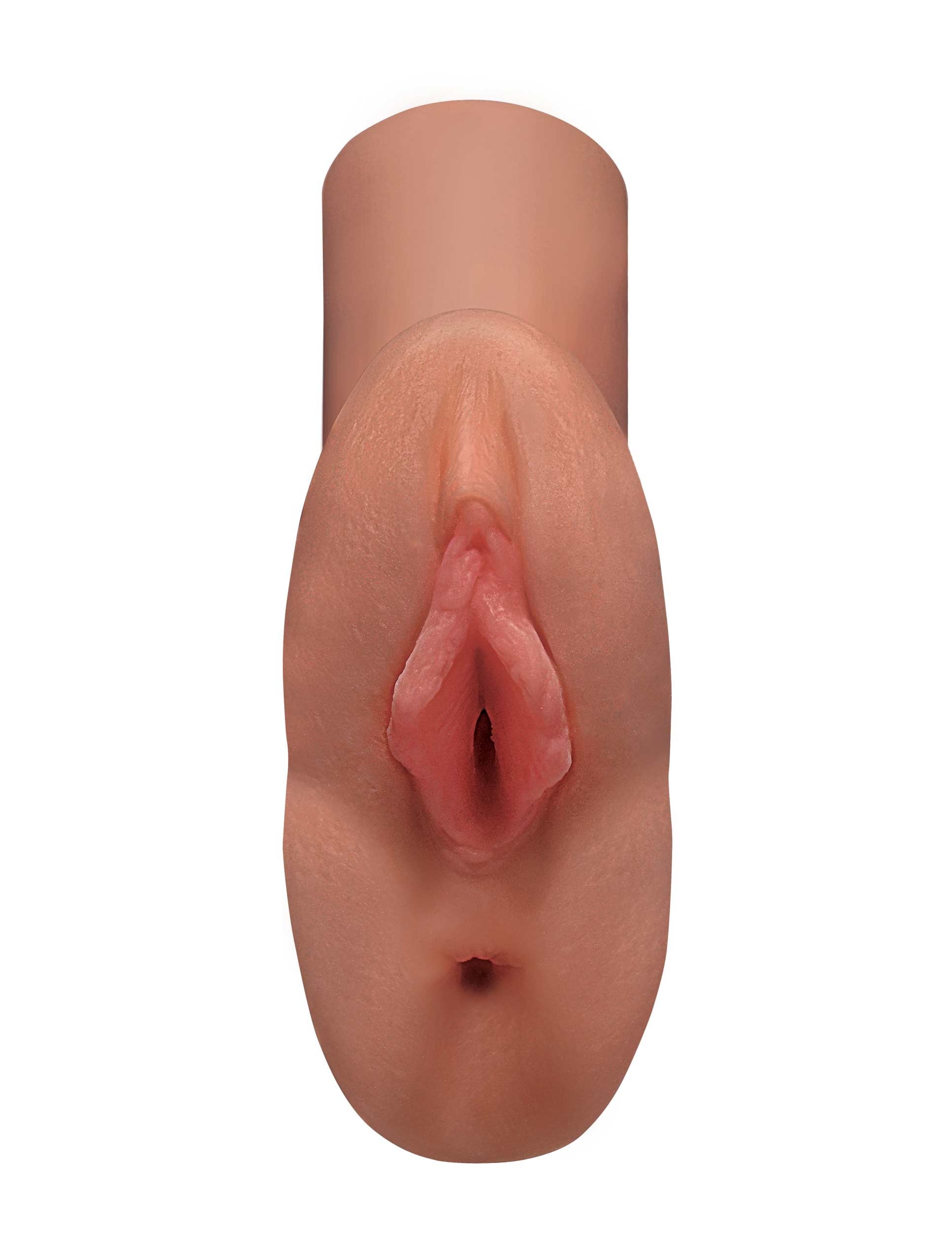 Perfect Pussy Double Stroker - Tan | 603912764369 | Available at EroticWarehouse.com