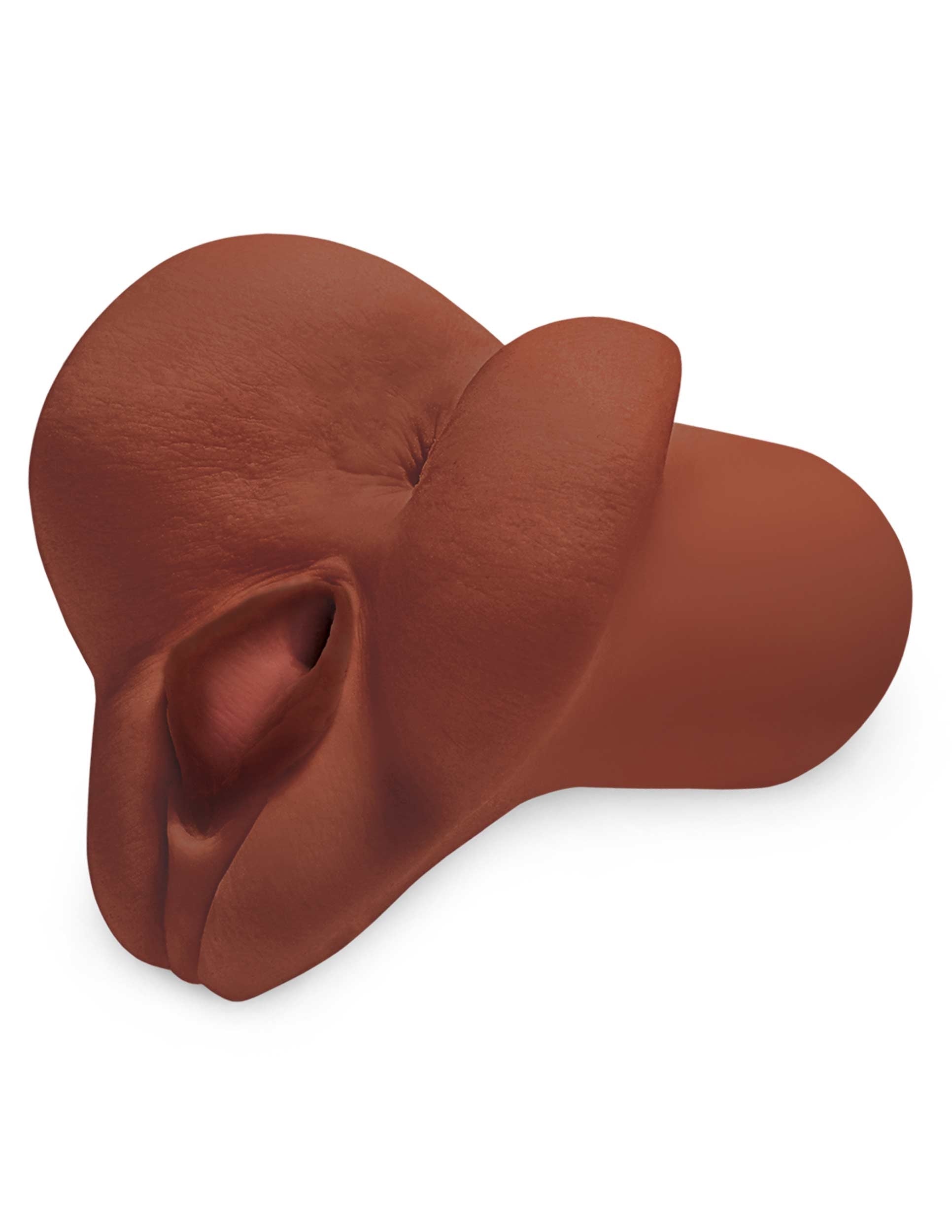 PDX Pick Your Pleasure Pussy & Ass Style Stroker - Brown | 603912766103 | Available at EroticWarehouse.com