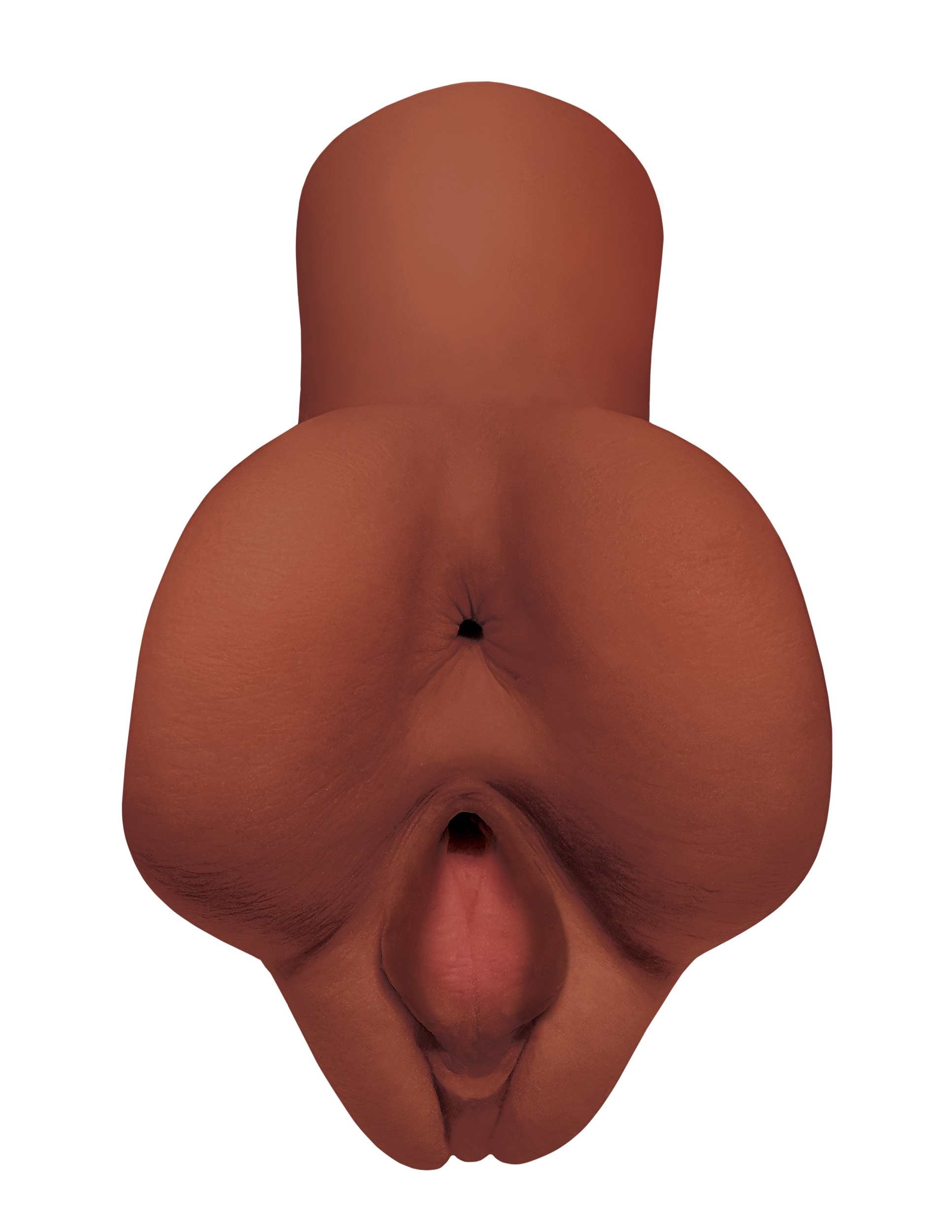 PDX Pick Your Pleasure Pussy & Ass Style Stroker - Brown | 603912766103 | Available at EroticWarehouse.com