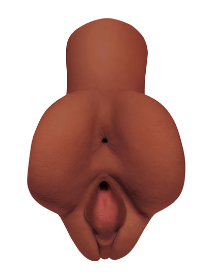 PDX Pick Your Pleasure Pussy & Ass Style Stroker - Brown | 603912766103 | Available at EroticWarehouse.com