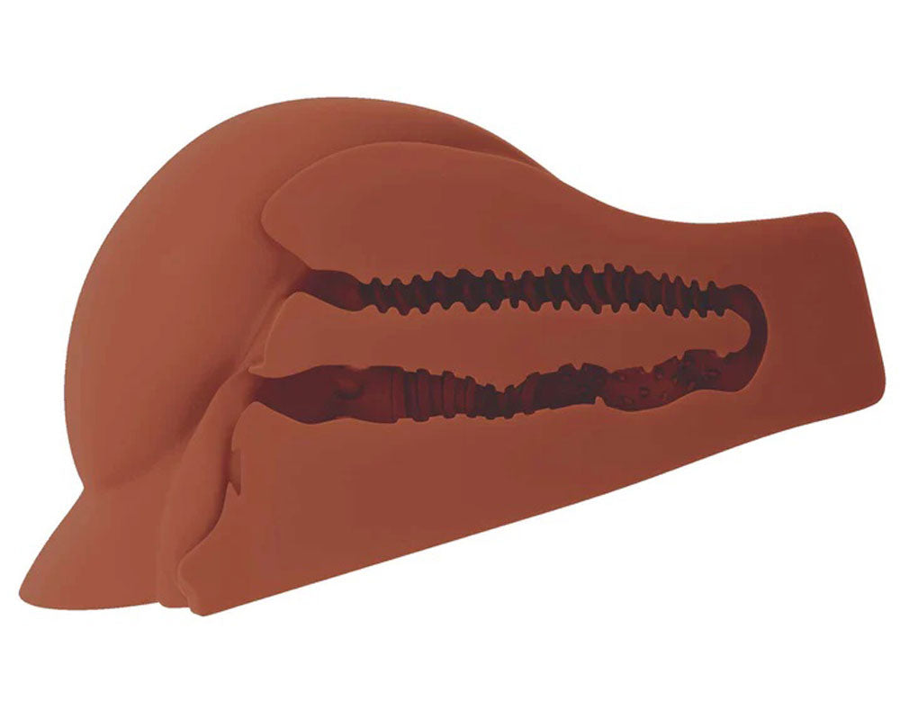 PDX Plus Perfect Ass XL Masturbator - Brown | 603912770155 | Available at EroticWarehouse.com