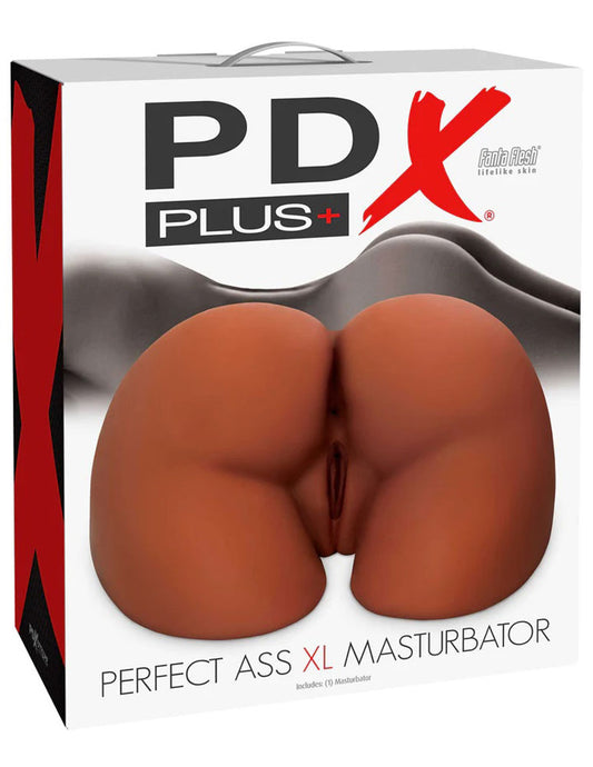 PDX Plus Perfect Ass XL Masturbator - Brown | 603912770155 | Available at EroticWarehouse.com