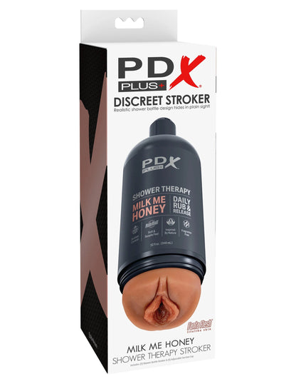 Shower Therapy - Milk Me Honey - Tan - Pussy Style Stroker | 603912774542 | Available at EroticWarehouse.com