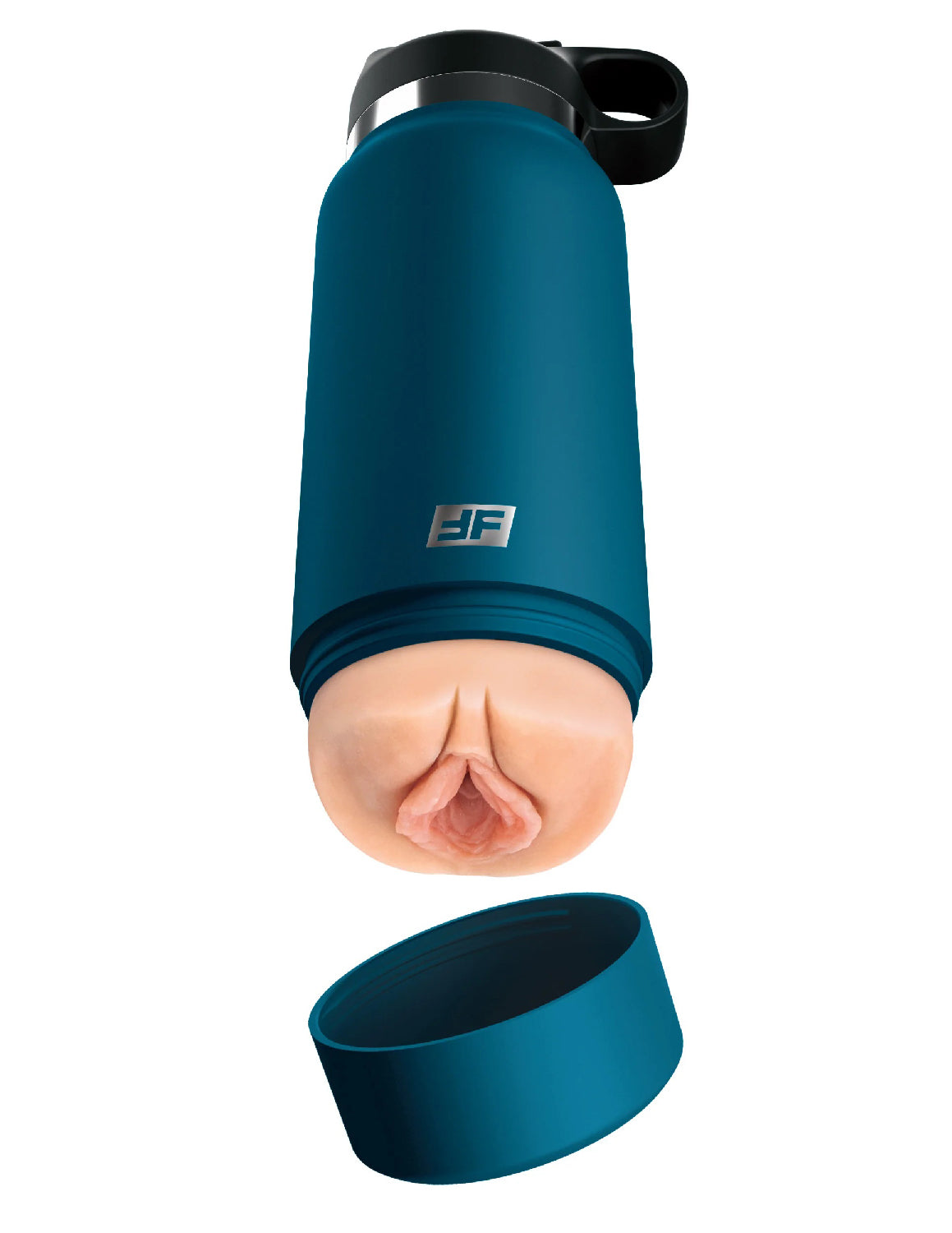 Fuck Flask - Private Pleaser - Blue Bottle - Light - Pussy | 603912775235 | Available at EroticWarehouse.com