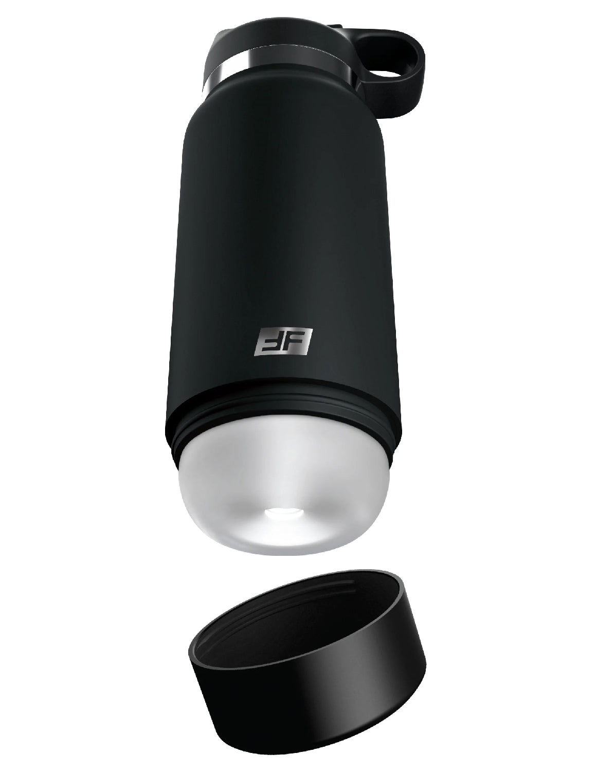 Fap Flask - Thrill Seeker - Black Bottle - Frosted | 603912775426 | Available at EroticWarehouse.com