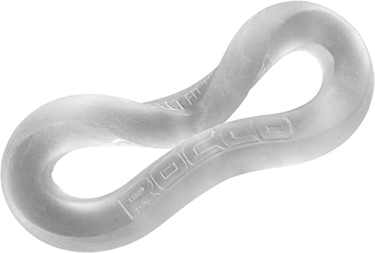 The Rocco 3-Way XL Wrap Ring - Clear | 851127008178 | Available at EroticWarehouse.com