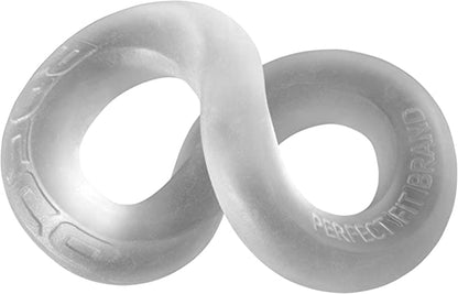 The Rocco 3-Way XL Wrap Ring - Clear | 851127008178 | Available at EroticWarehouse.com