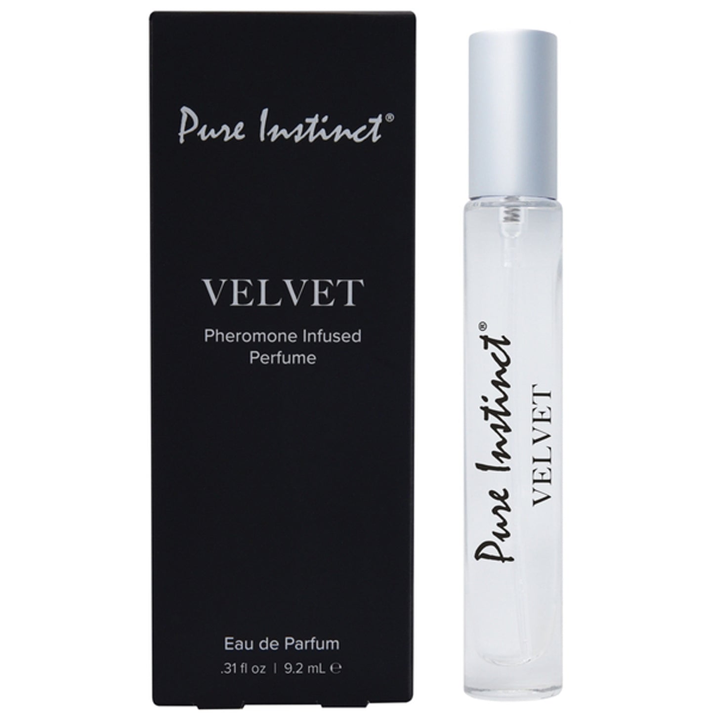 Pure Instinct Pheromone Perfume Spray Velvet - 9.2 ml 0.31 Floz | 638258906197 | Available at EroticWarehouse.com