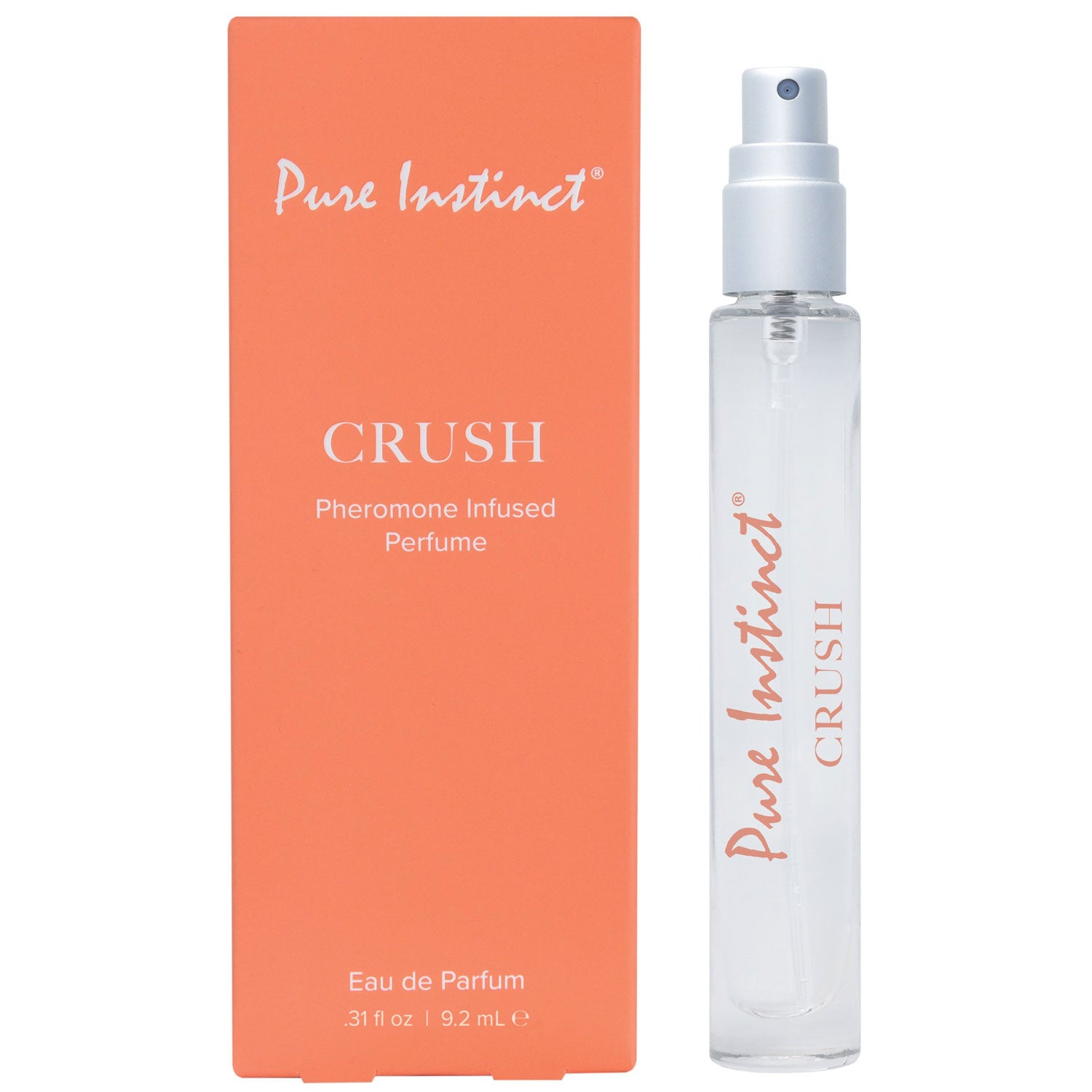 Pure Instinct Pheromone Perfume Spray Crush 9.2 ml 0.31 Floz | 638258906227 | Available at EroticWarehouse.com