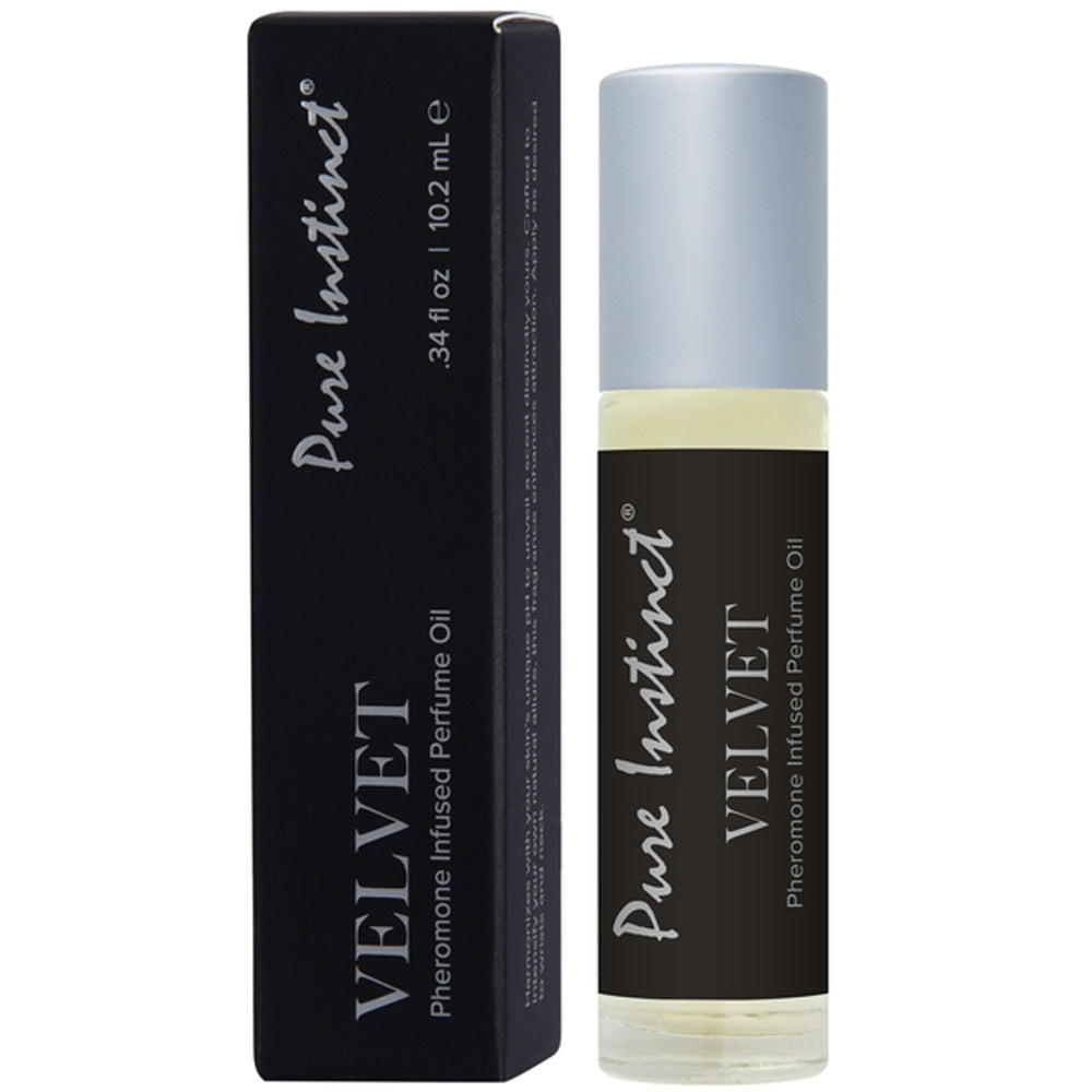 Pure Instinct Pheromone Fragrance Oil Velvet Roll on 10.2 ml 0.34 ml | 638258905978 | Available at EroticWarehouse.com