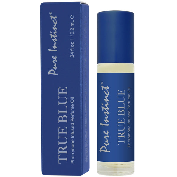 Pure Instinct Pheromone Fragrance Oil True Blue Original Roll on 10.2 ml 0.34 ml | 638258906708 | Available at EroticWarehouse.com